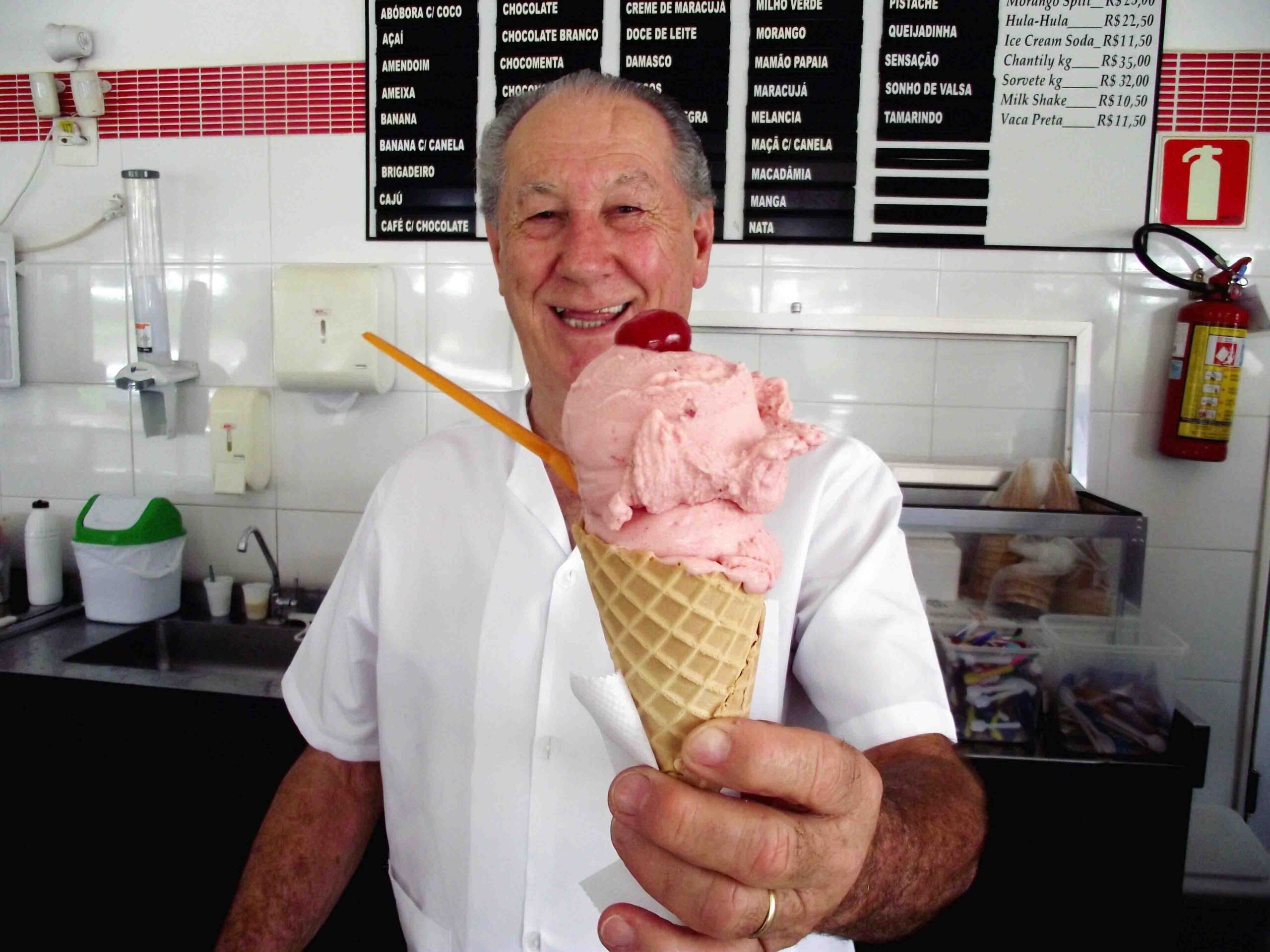 Em memória: Geraldo, meio século de sorvete e gentileza • História